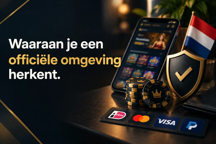 Waaraan je een officiële omgeving herkent