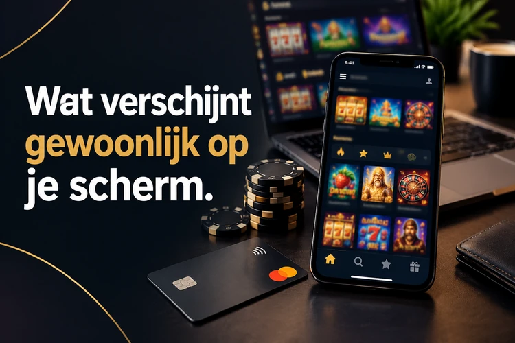 Wat verschijnt gewoonlijk op je scherm
